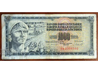 1000 dinari, Iugoslavia, 1981