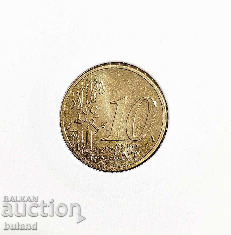 Germania UNC Monedă Euro 10 Cenți 2002 F Euro Cent Germania cu preț € 2.50 | 4.89 BGN Germania UNC Monedă Euro 10 Cenți 2002 F Euro Cent Germania cu preț € 2.50 | 4.89 BGN