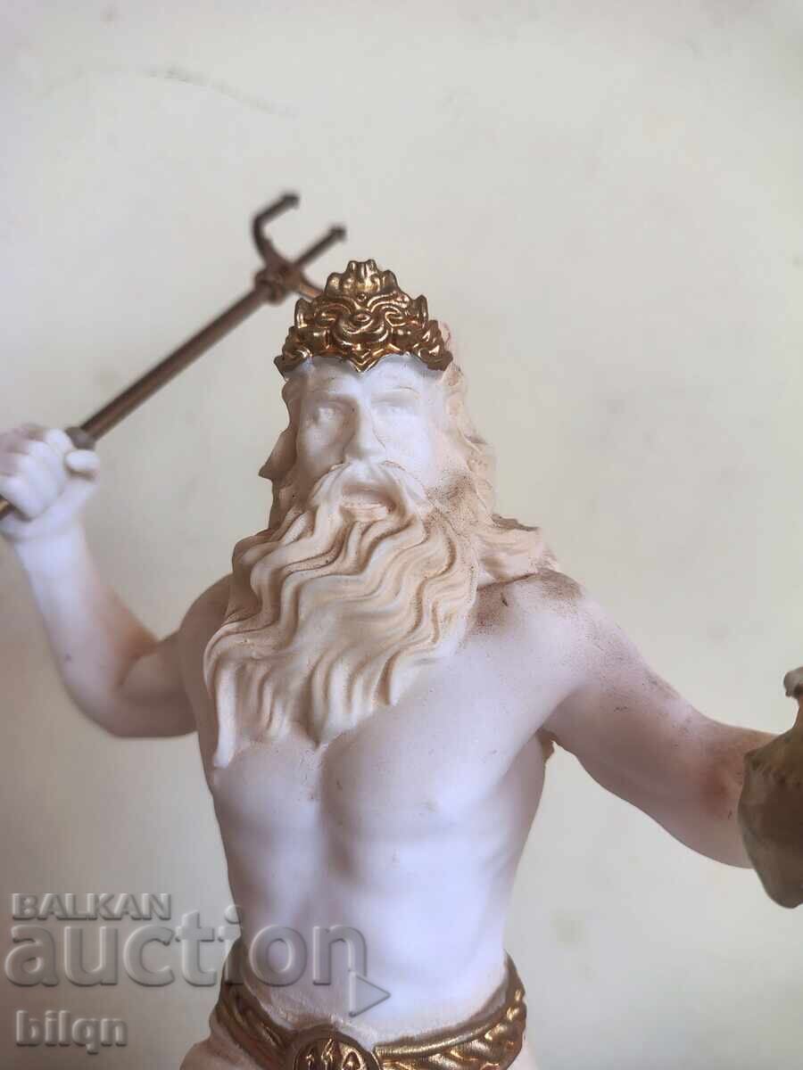Beautiful Alabaster Figurine - God Poseidon with price € 33.32 | 65.17 BGN