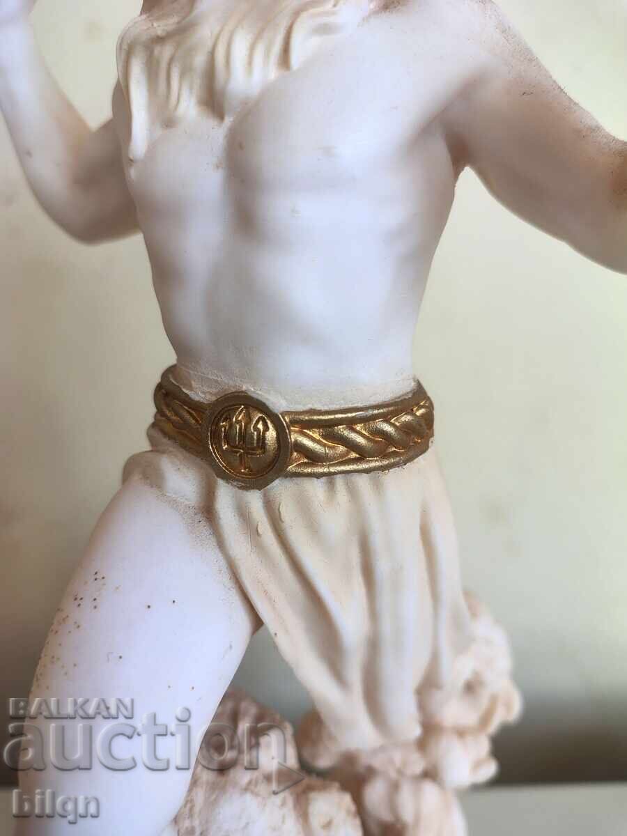 Auction  Beautiful Alabaster Figurine - God Poseidon