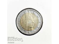 Luxembourg UNC 2 Euro Coin 2002 Bimetal Euro