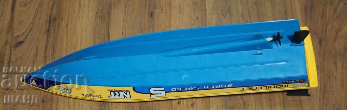 NIKKO Jucărie veche mare din plastic model barcă cu motor - 7 NIKKO Jucărie veche mare din plastic model barcă cu motor - 7