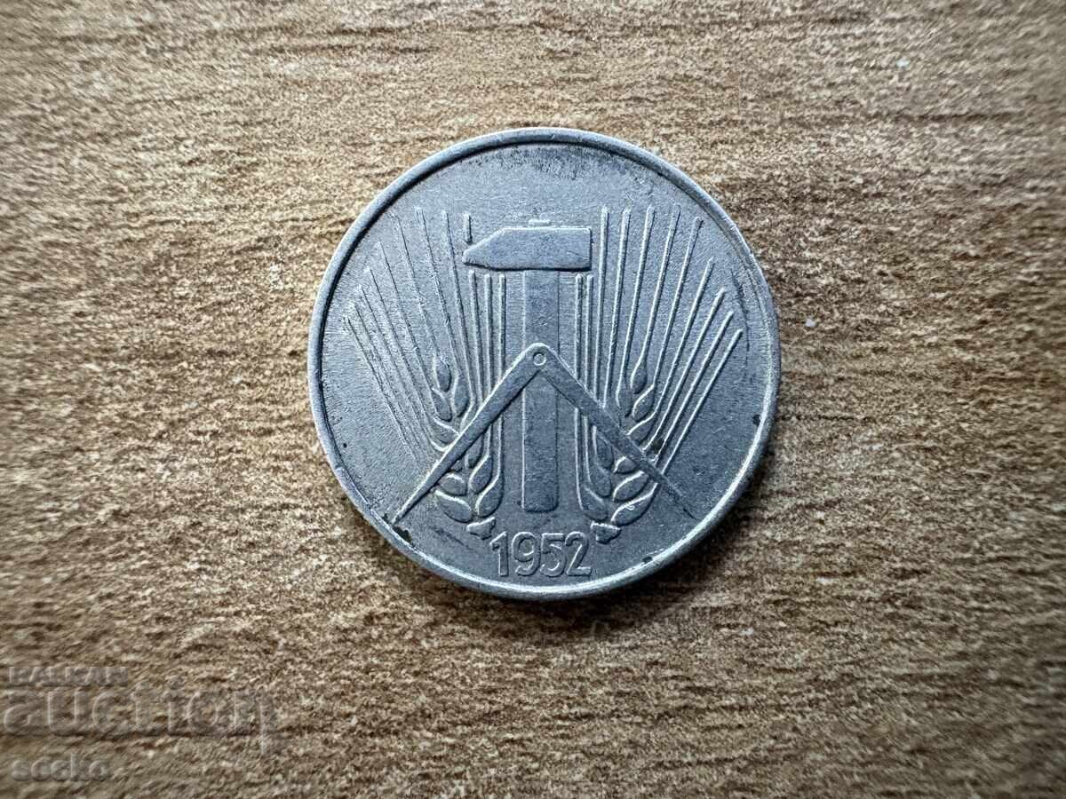 RDG - 1 pfennig (1952) - A cu preț € 0.15 | 0.29 BGN