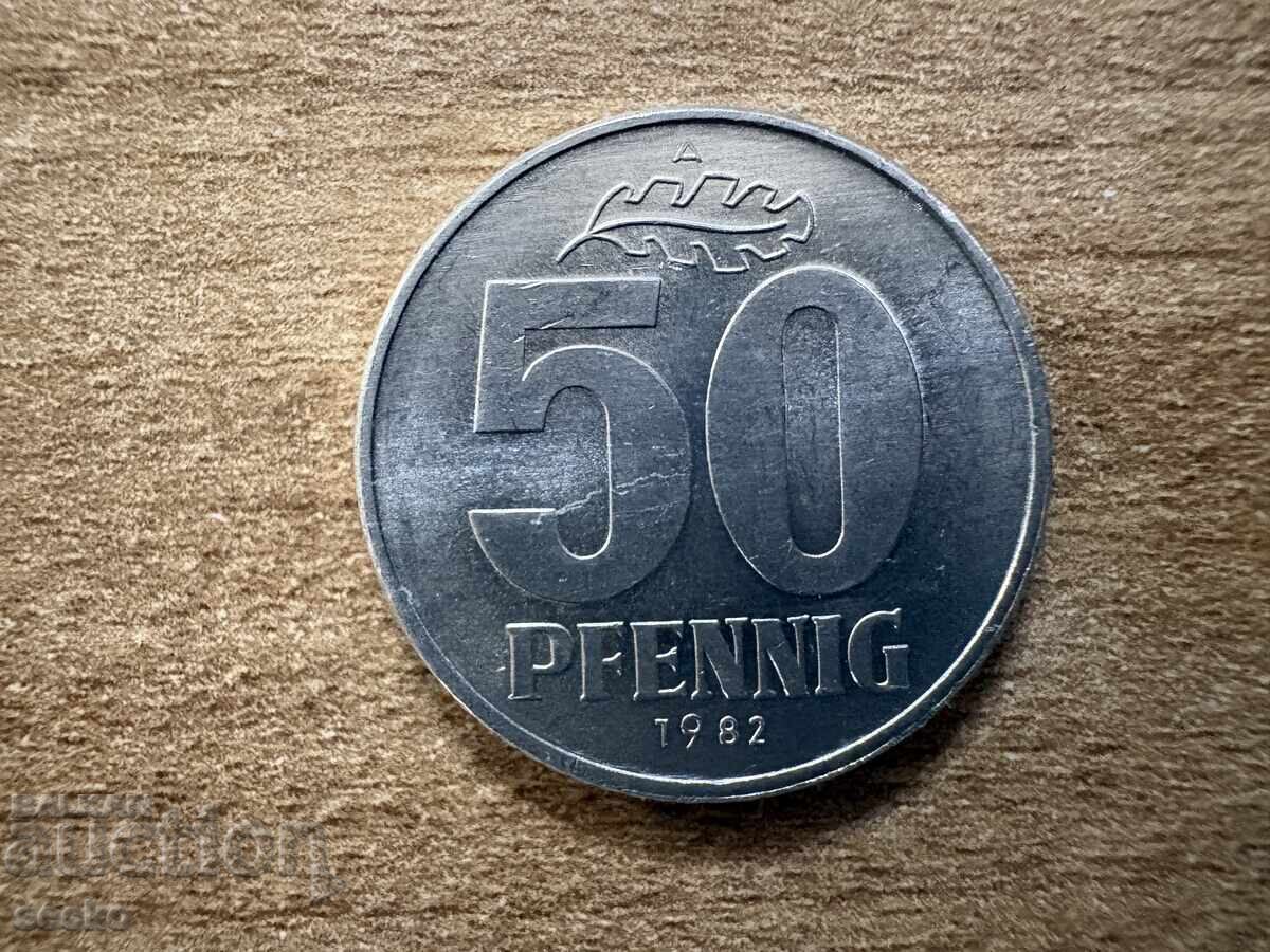 GDR - 50 Pfennig (1982)