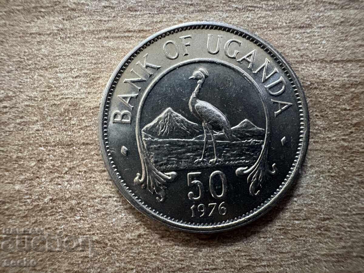 Uganda - 50 de cenți (1976) Uganda - 50 de cenți (1976)