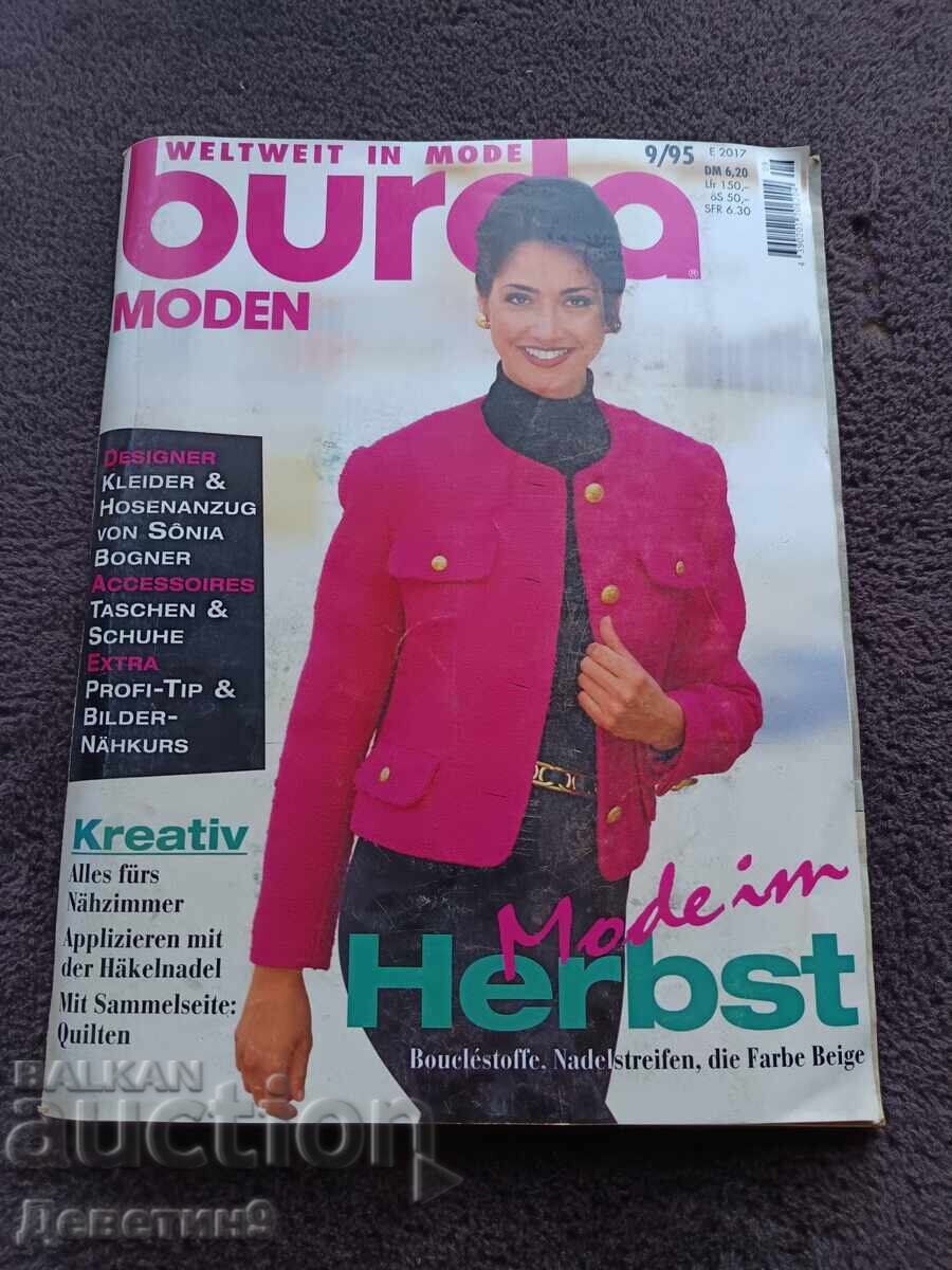 Revista "Burda" - Septembrie, 1995 (în germană)
