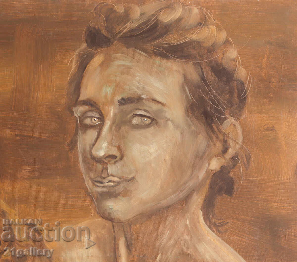 Livrarea Compoziție figurativă abstractă nud acrilic
