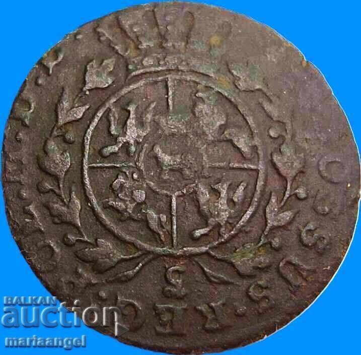 1 grosz 1768 Polonia Cracovia Poniatowski - rar! cu preț € 16.00 | 31.29 BGN