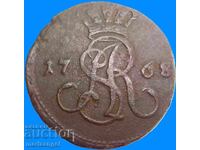 1 grosz 1768 Poland Krakow Poniatowski - rare!