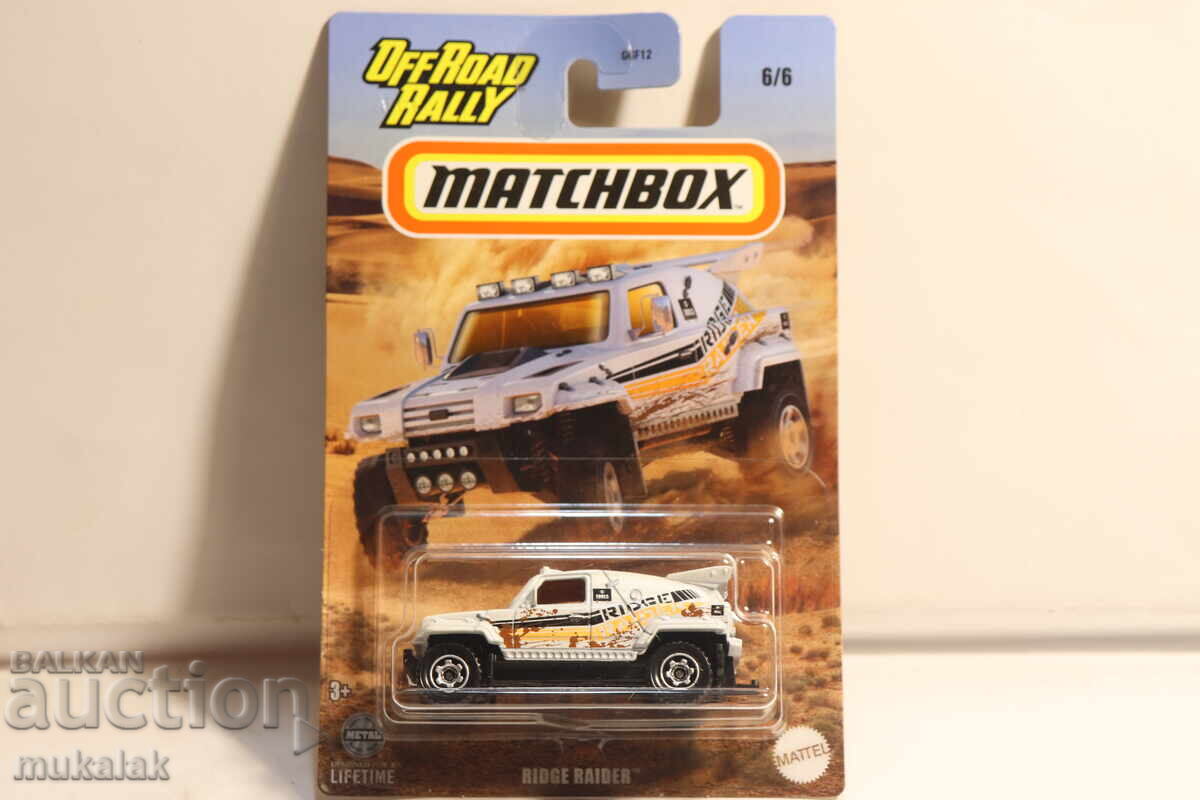 ΜΟΝΤΕΛΟ ΑΥΤΟΚΙΝΗΤΟΥ MATCHBOX RIDGE RAIDER PARIS DAKAR RALLY ΜΟΝΤΕΛΟ ΑΥΤΟΚΙΝΗΤΟΥ MATCHBOX RIDGE RAIDER PARIS DAKAR RALLY