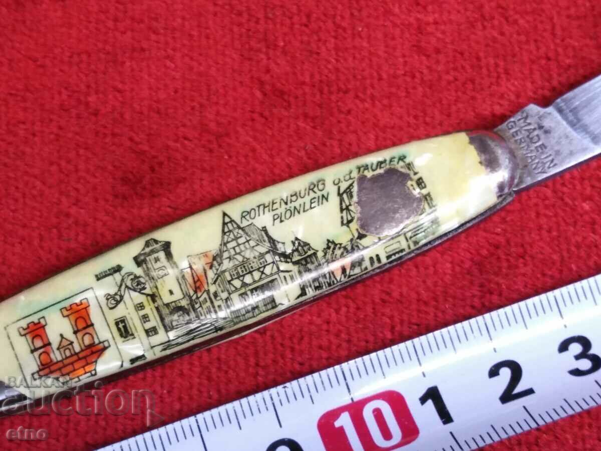 CUȚIT DE BUZUNAR GERMAN VECHI cu preț € 2.50 | 4.89 BGN CUȚIT DE BUZUNAR GERMAN VECHI cu preț € 2.50 | 4.89 BGN