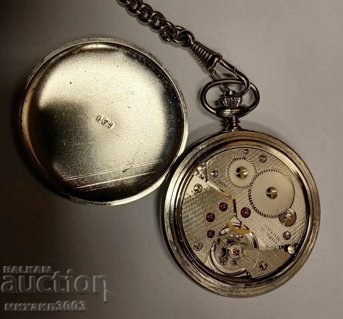 CEAS DE BUZUNAR ELVEȚIAN ROYCE CU LANȚ - 6