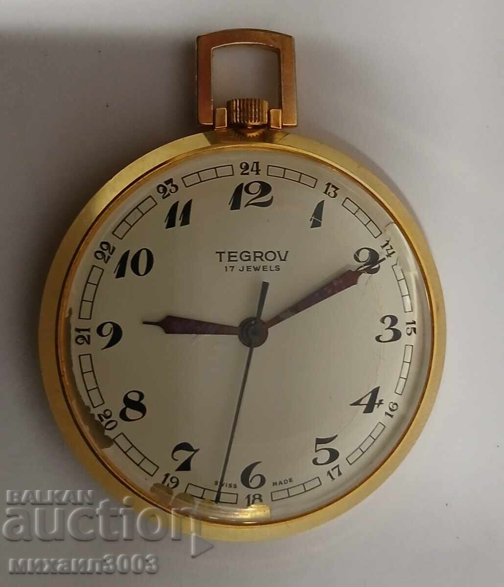 CEAS DE BUZUNAR ELVEȚIAN PLACAT CU AUR cu preț € 129.00 | 252.30 BGN