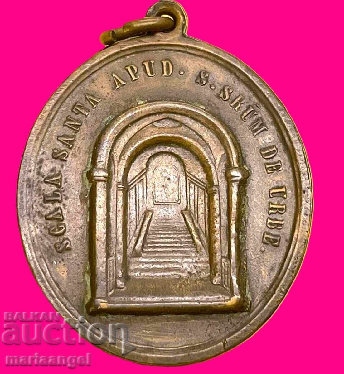 Medalie Vatican Sf. Scaun / Hristos portret atipic 42mm - 5