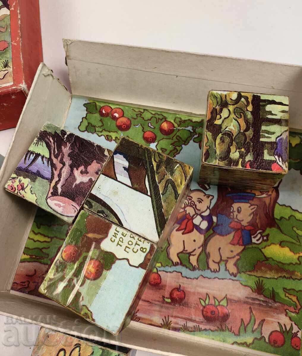 CUBURI PENTRU COPII CU IMAGINI JOC DE MASĂ PENTRU COPII TIP PUZZLE - 7