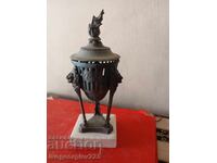 Antique oil lamp, censer