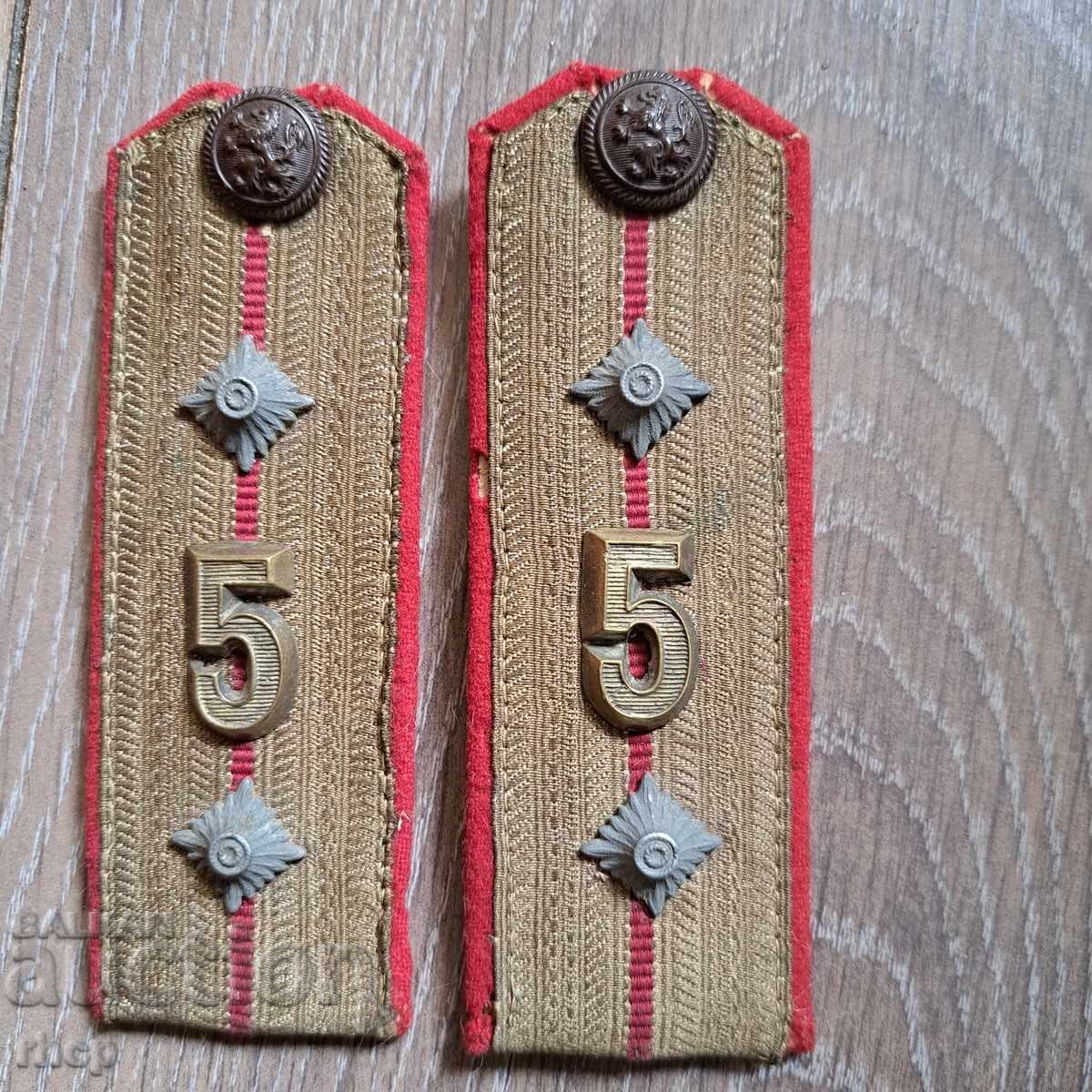 Tsarist officer shoulder boards 5th Regiment M1936 Tsarist officer shoulder boards 5th Regiment M1936