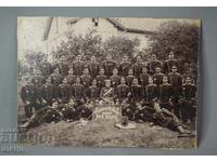 1910 Στρατιωτική φωτογραφία αξιωματικοί σε στολή παρέλασης σύνταγμα ιππικού