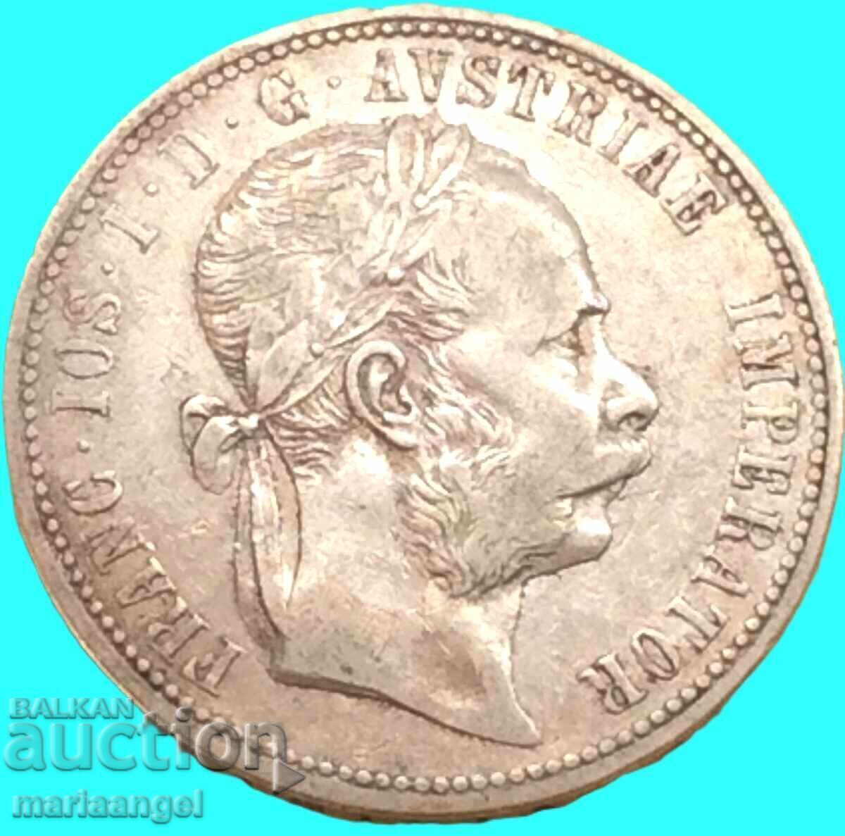 Αυστρία 1 Florin 1873 Franz Joseph ασήμι - σπάνιο και ακριβό - 7 Αυστρία 1 Florin 1873 Franz Joseph ασήμι - σπάνιο και ακριβό - 7