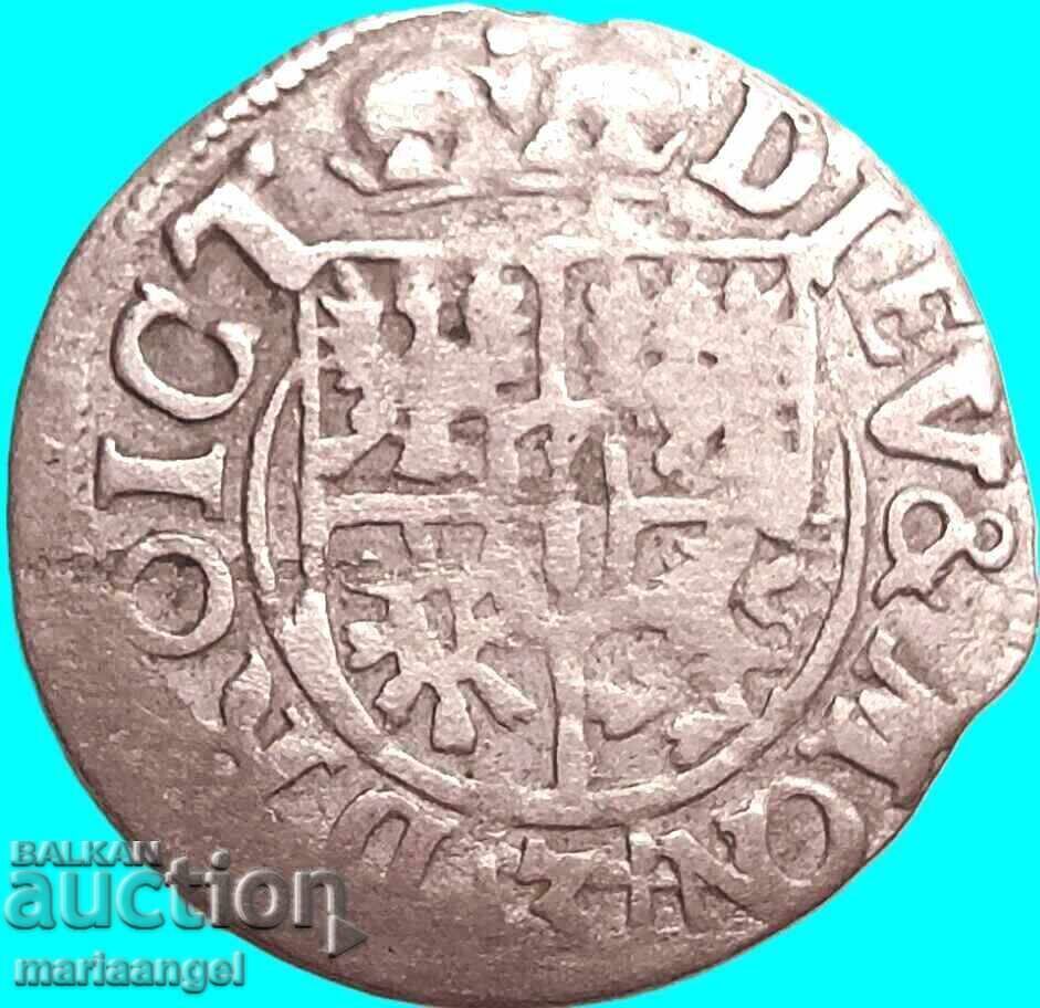 Poland 1623 3 Polker 1/24 Thaler Poltorak Sigismund III silver - 5
