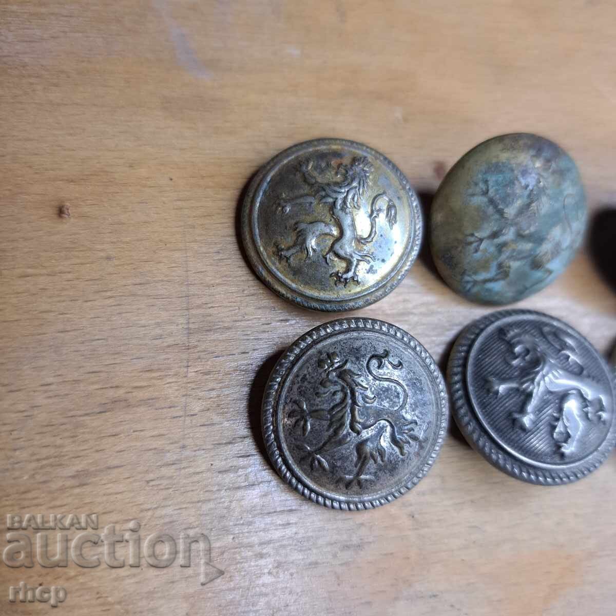 Nasturi regali cu leu 8 buc cu preț € 9.00 | 17.60 BGN Nasturi regali cu leu 8 buc cu preț € 9.00 | 17.60 BGN