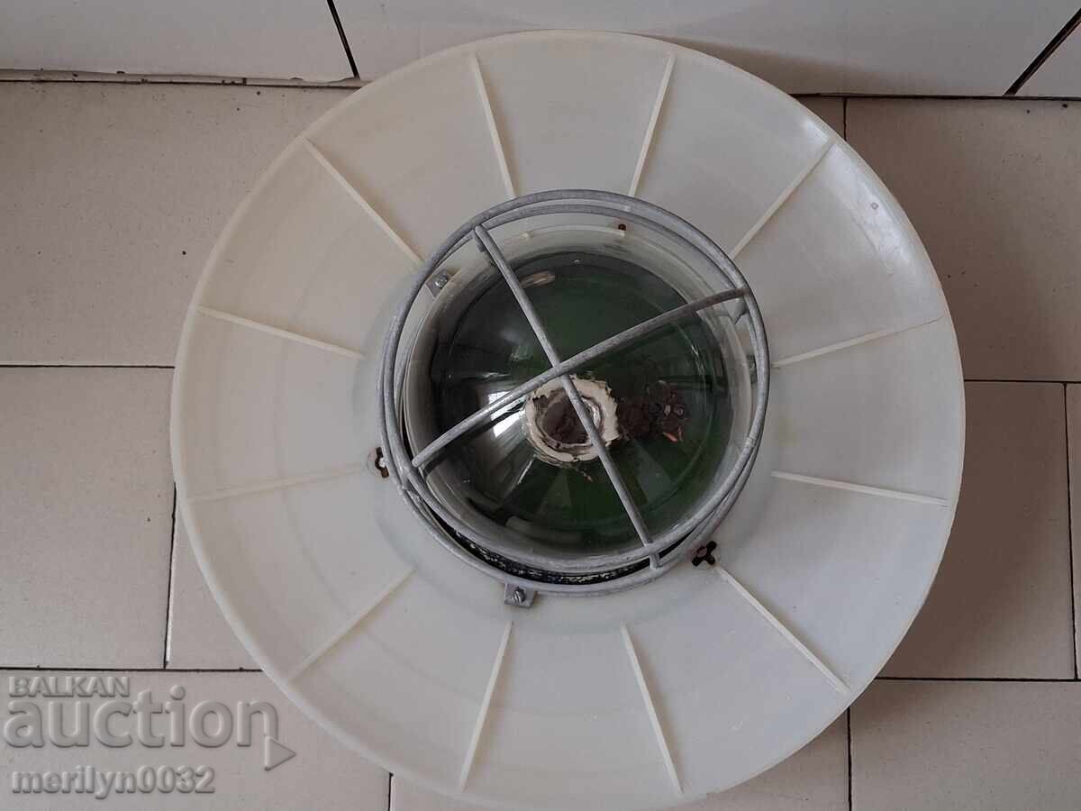 Delivery of Vintage industrial cabin-style lamp, 1970s PRB