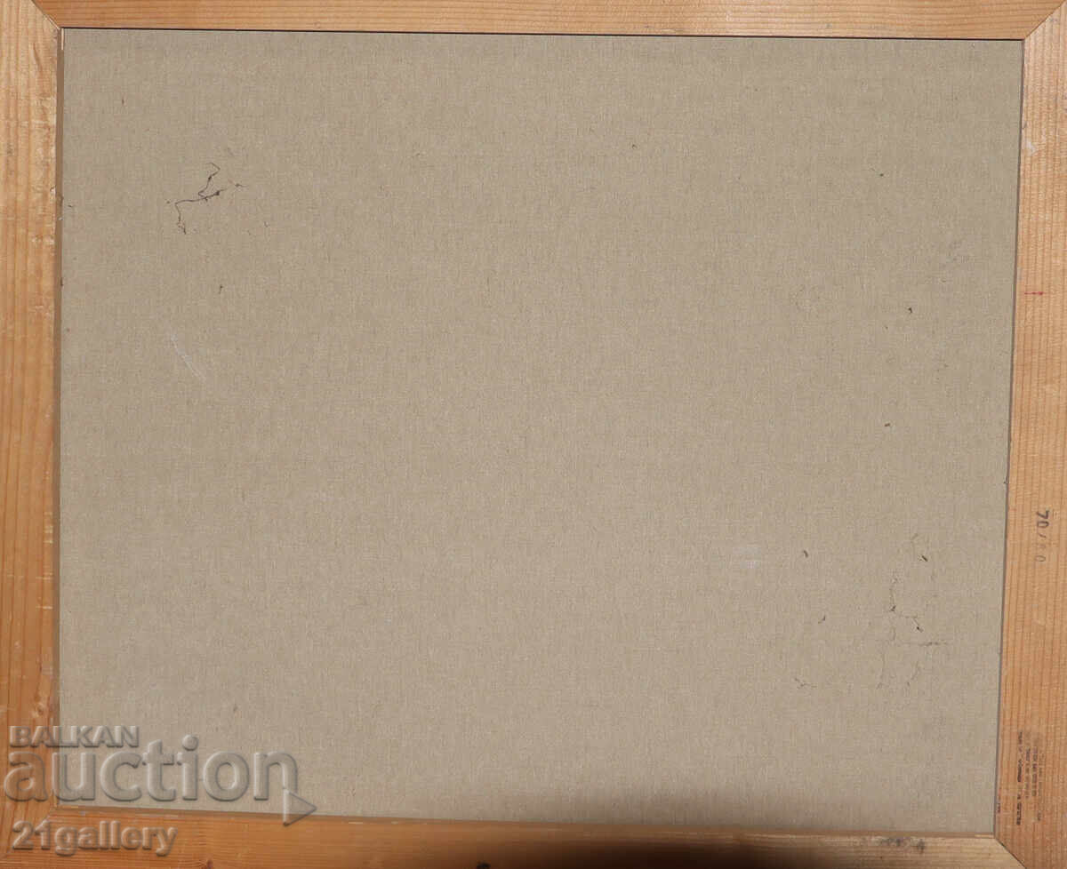 Pictură modernă acrilic natură moartă cu sticle - 6