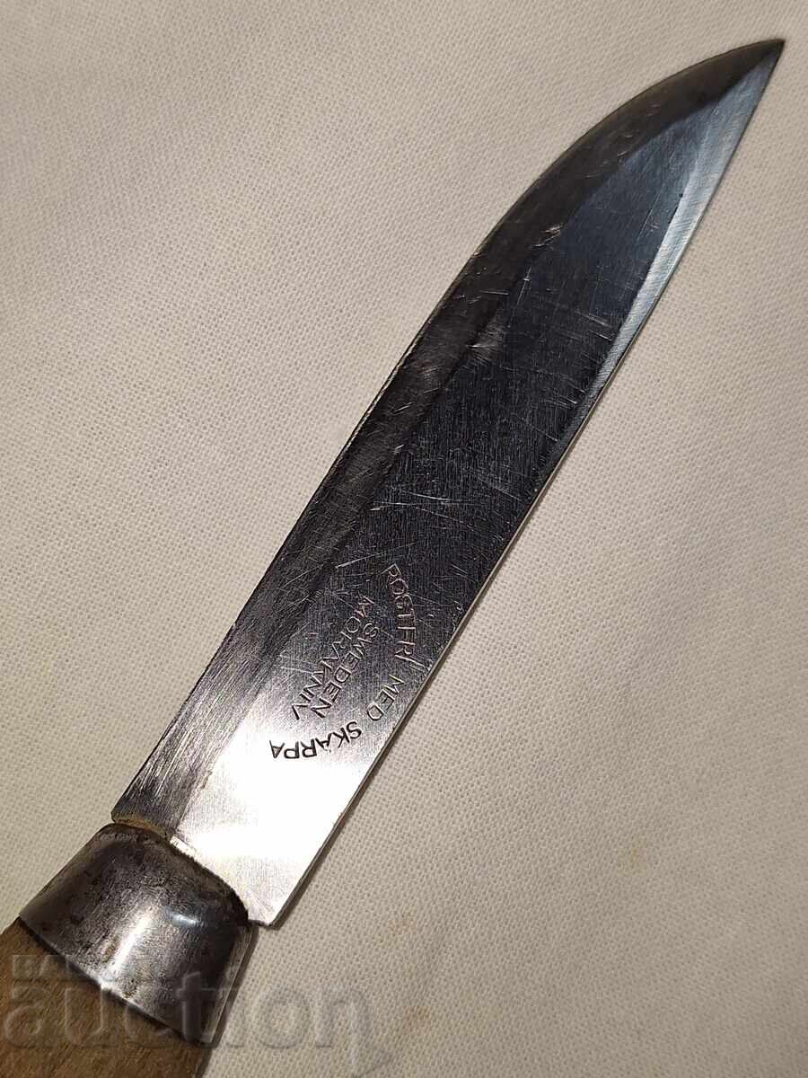 Cuțit vechi tip finka--Mora--Suedia cu preț € 35.00 | 68.45 BGN