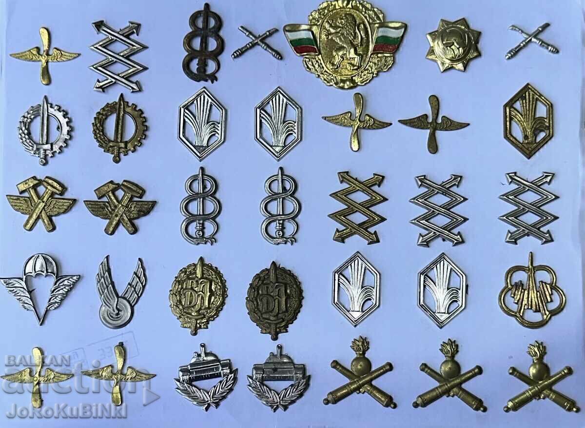Auction  LOT OF MONOGRAMS and COCKADES — 35 pieces