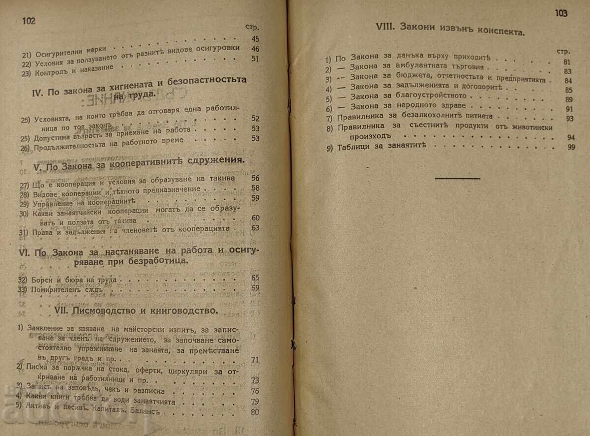 1934 GHID ARTIZANAL EXAMENE DE CALFĂ ȘI MAESTRU - 5