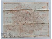 Plan urbanistic al orașului Sofia din 1936 - hartă /ds1744
