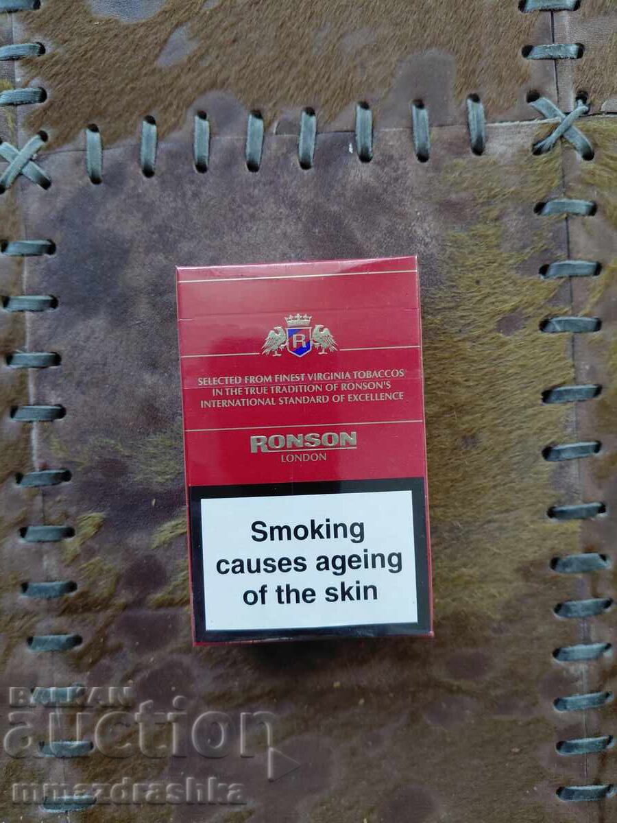 Licitație Țigări RONSON nedeschise pentru colecție Licitație Țigări RONSON nedeschise pentru colecție