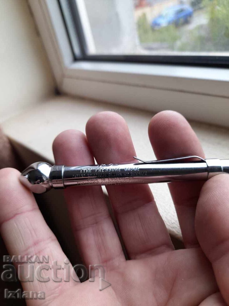Vintage PCL tire pressure gauge - 5