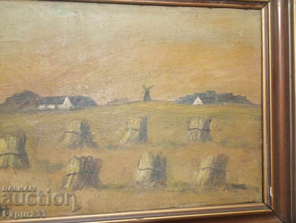 Licitație Tablou vechi în ulei!
