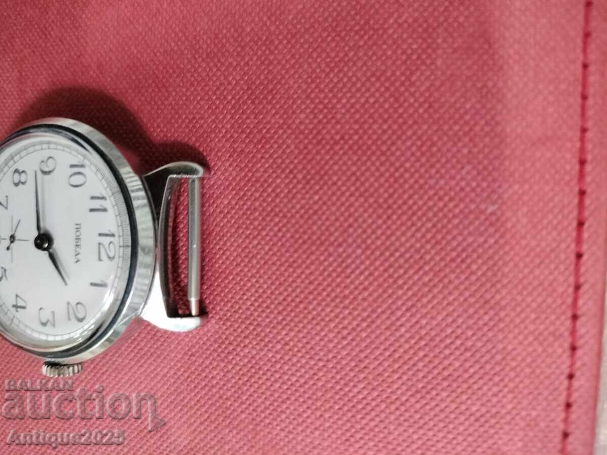 Vintage ρολόι «Pobeda» ΕΣΣΔ — μετά από σέρβις - 5