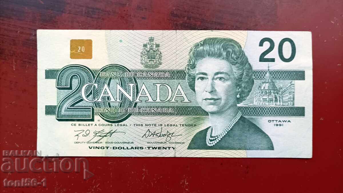 Καναδάς 1 $ 1991
