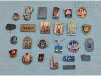 INSIGNE RUSIA LOT 25 BUCĂȚI