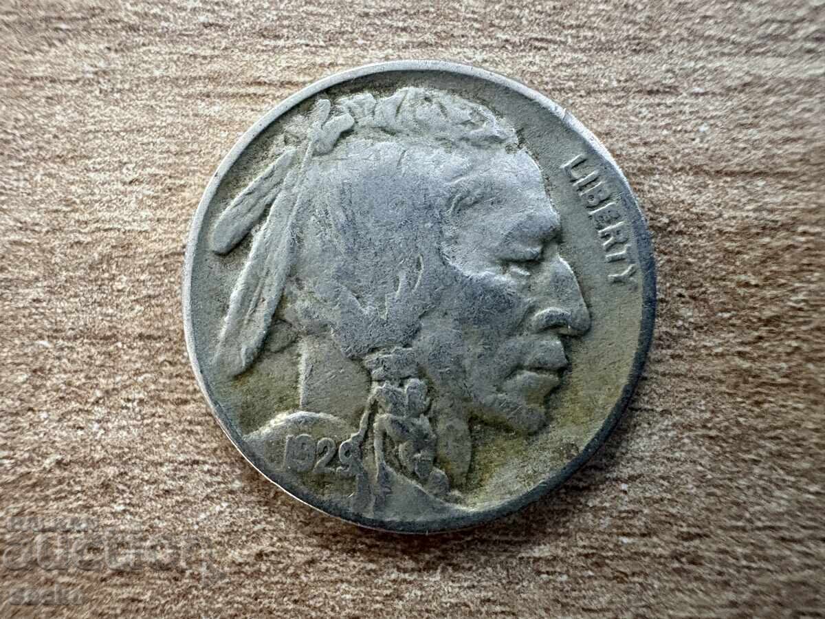 ΗΠΑ - 5 σεντς (1929) - S με τιμή € 2.00 | 3.91 BGN