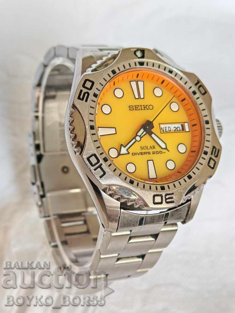 Εξαιρετικά σπάνιο μοντέλο SEIKO SOLAR DIVER'S V158 OAEO