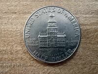 SUA - 1/2 dolar (1976) - D - 200g. Independența