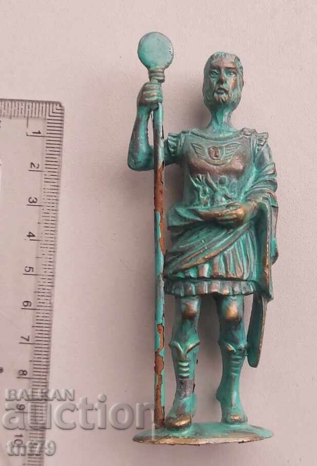 Statuetă metalică – roman - 5