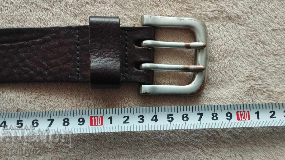 Licitație Curea bărbătească din piele, lată și lungă, grosime piele 0,4 mm