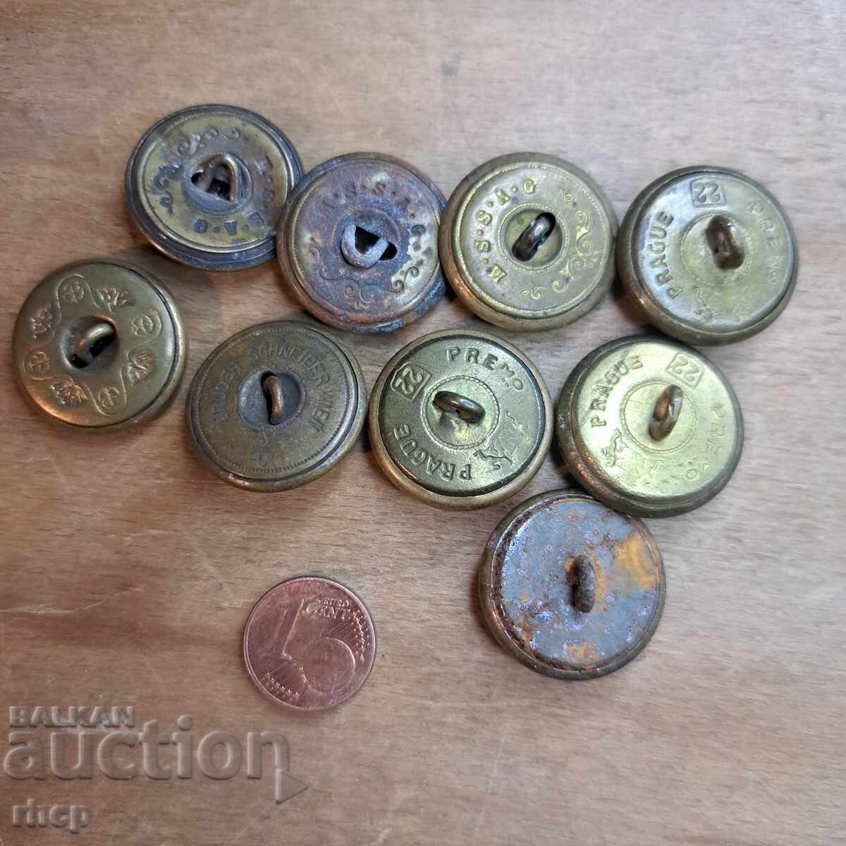 Βασιλικά κουμπιά στολής 9 τμχ με τιμή € 9.00 | 17.60 BGN
