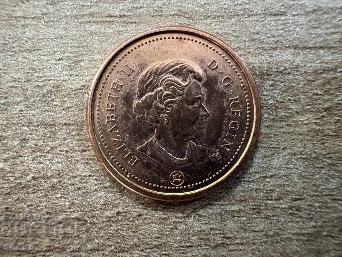 Canada - 1 cent (2007) - Oțel placat cu cupru cu preț € 0.10 | 0.20 BGN
