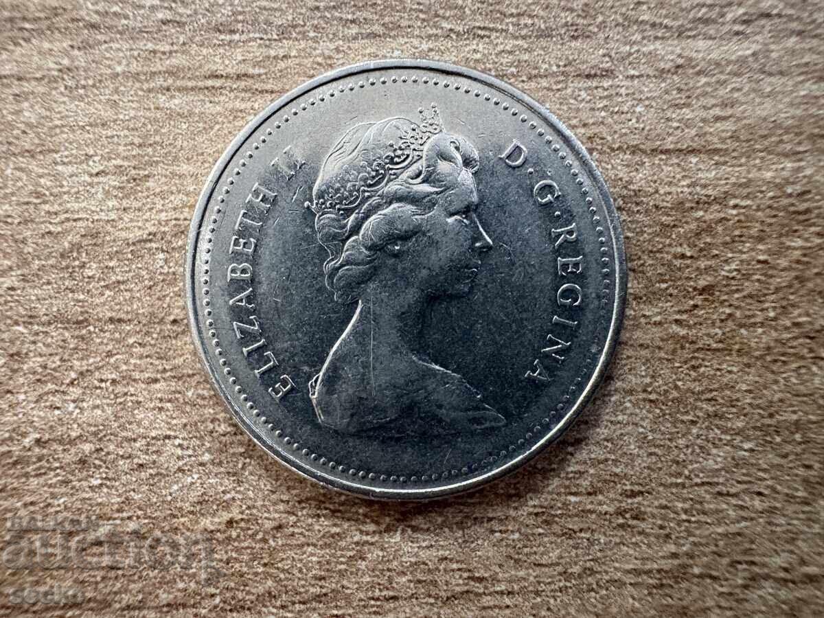 Canada - 5 cenți (1979) cu preț € 0.10 | 0.20 BGN Canada - 5 cenți (1979) cu preț € 0.10 | 0.20 BGN