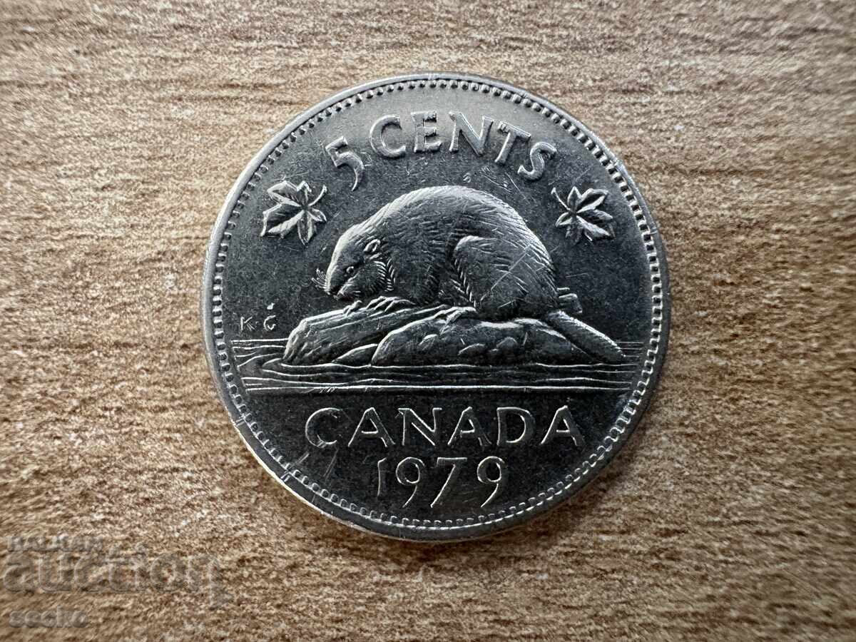 Canada - 5 cenți (1979) Canada - 5 cenți (1979)