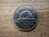 Canada - 5 cenți (1980)