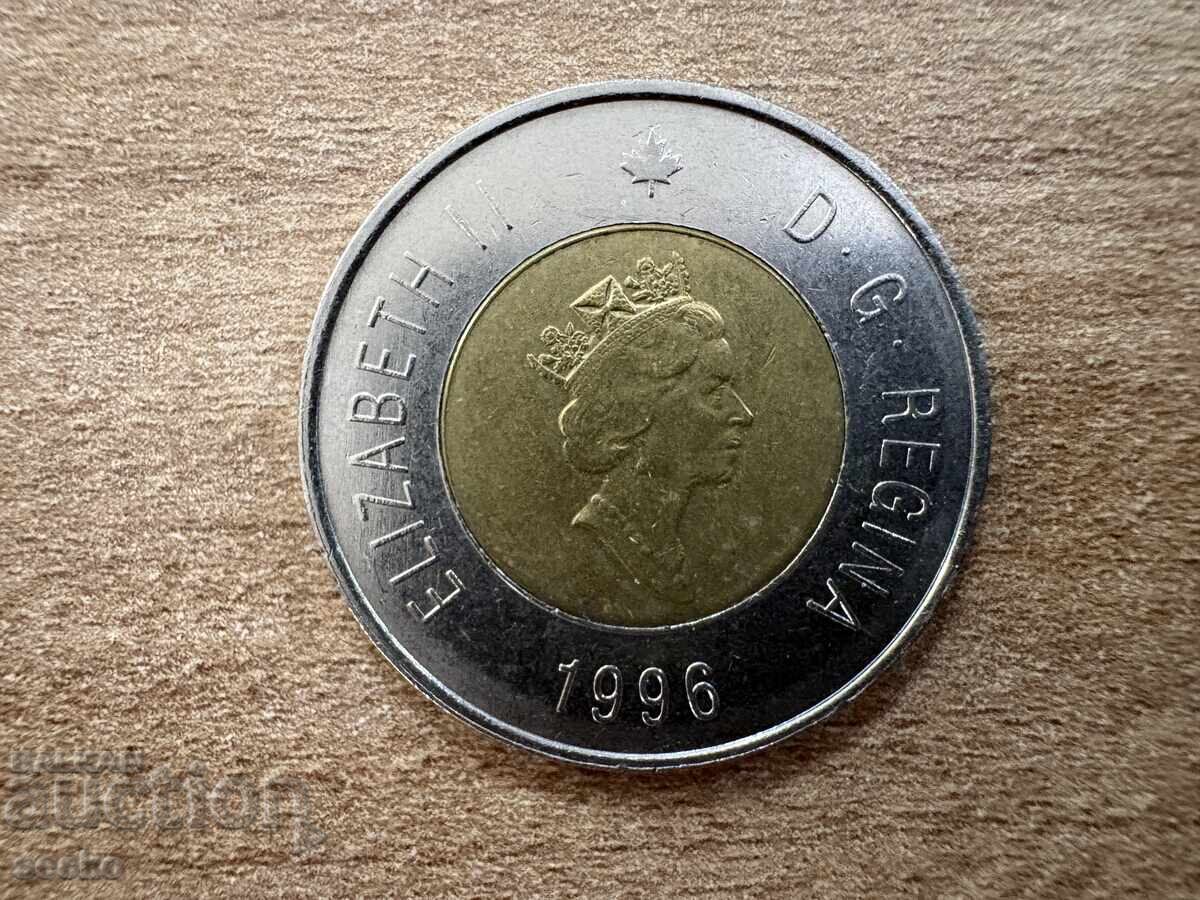 Canada - 2 dolari (1996) cu preț € 1.50 | 2.93 BGN Canada - 2 dolari (1996) cu preț € 1.50 | 2.93 BGN