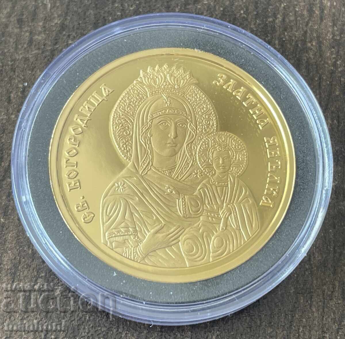 Bulgaria 100 leva aur Sfânta Fecioară Mărul de Aur 2024 cu preț € 5200.00 | 10170.35 BGN