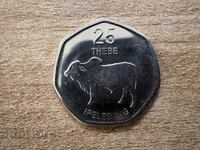 Botswana - 25 tebeți (2013)